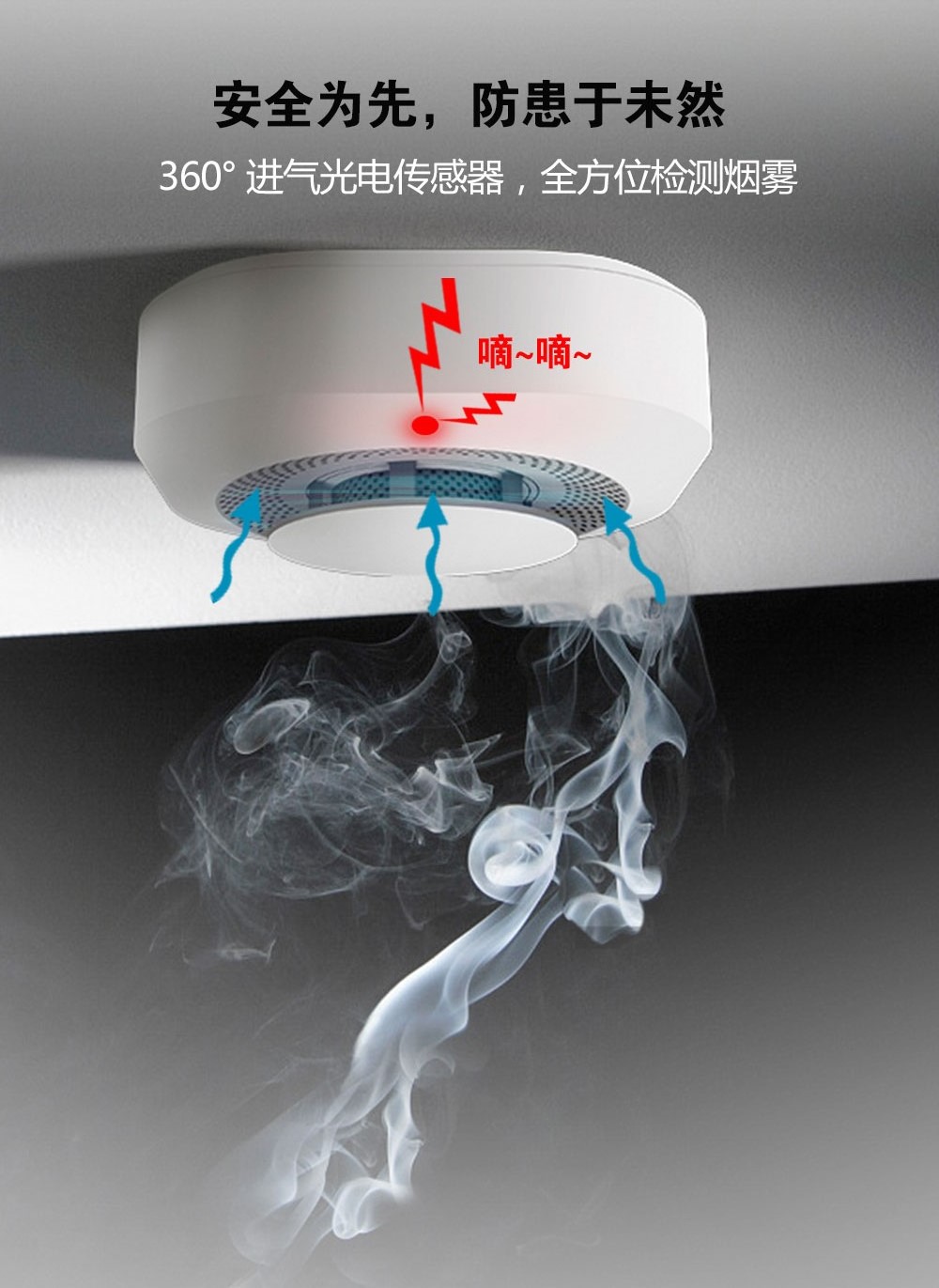 小小的煙霧報(bào)警器，危機(jī)關(guān)頭能救命！